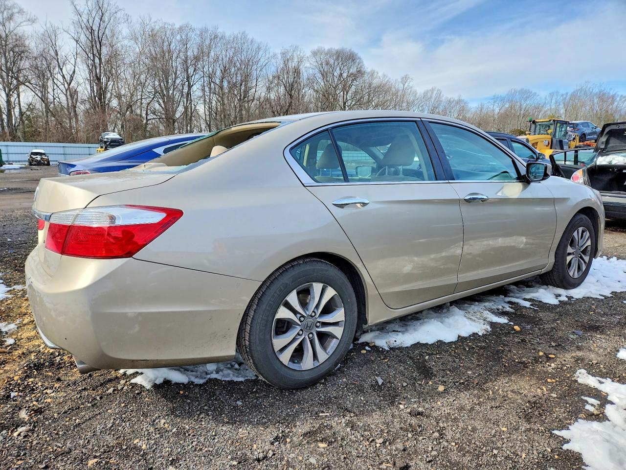 2013 Honda Accord Lx Beige vin: 1HGCR2F35DA238511
