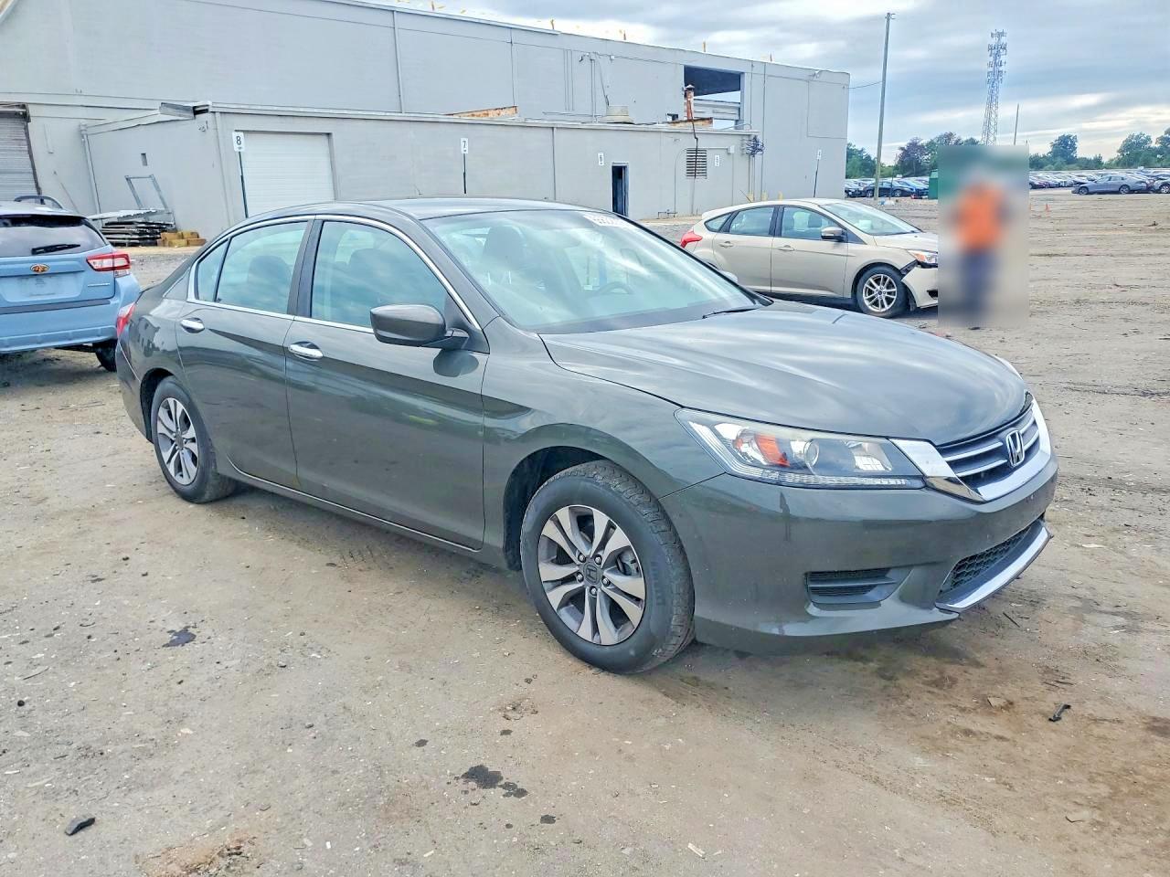 2013 Honda Accord Lx Gray vin: 1HGCR2F35DA241747