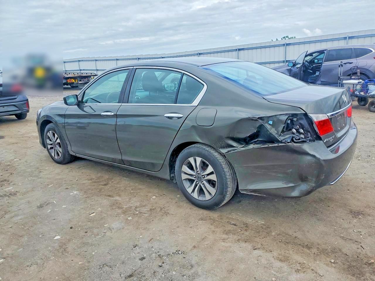 2013 Honda Accord Lx Gray vin: 1HGCR2F35DA241747