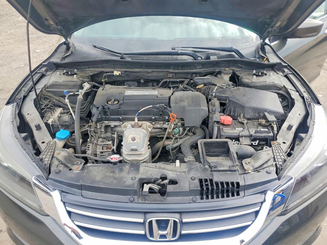2013 Honda Accord Lx Gray vin: 1HGCR2F35DA241747