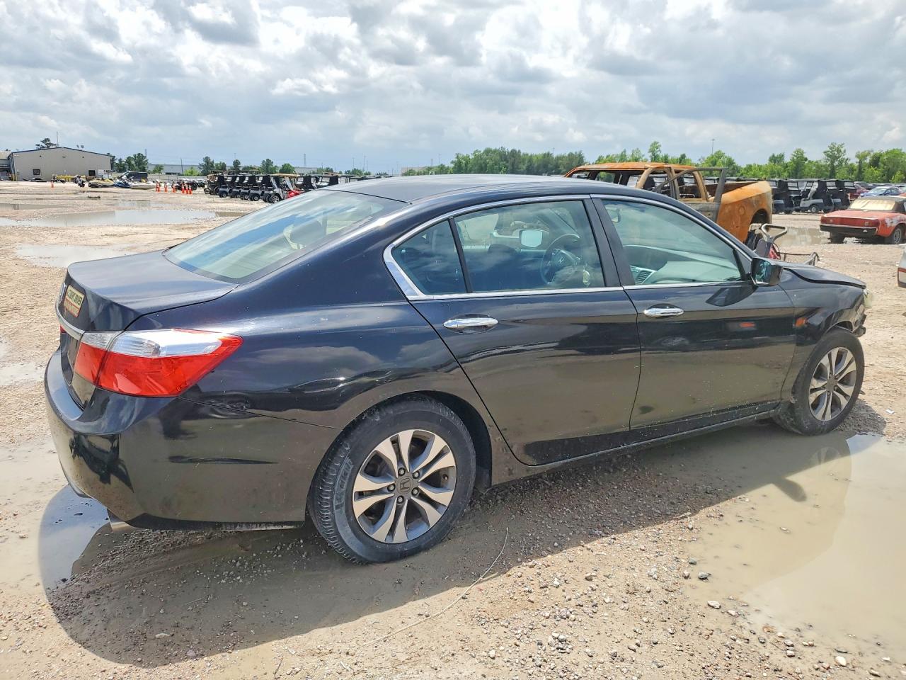 2013 Honda Accord Lx Black vin: 1HGCR2F35DA242574