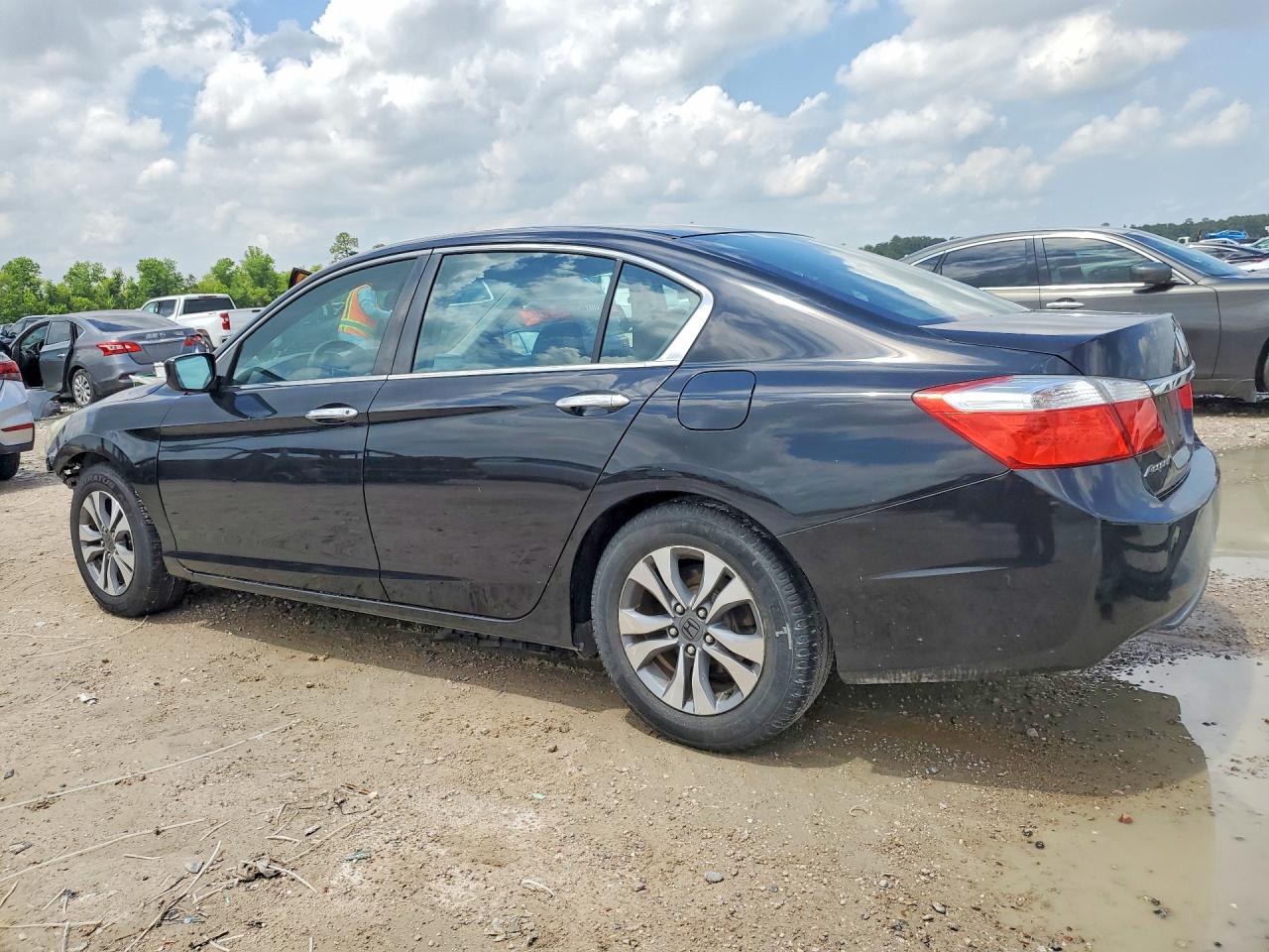2013 Honda Accord Lx Black vin: 1HGCR2F35DA242574