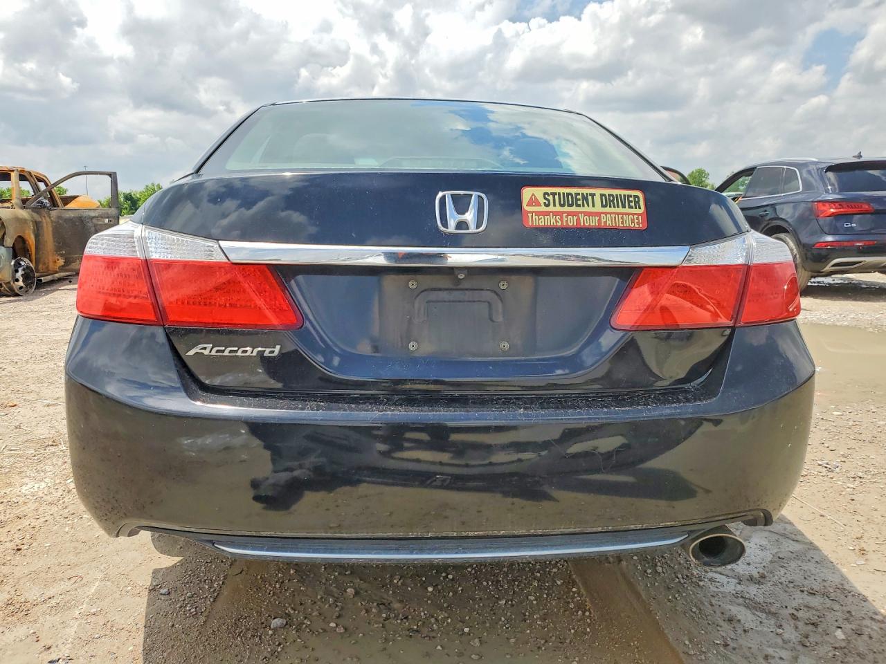 2013 Honda Accord Lx Black vin: 1HGCR2F35DA242574