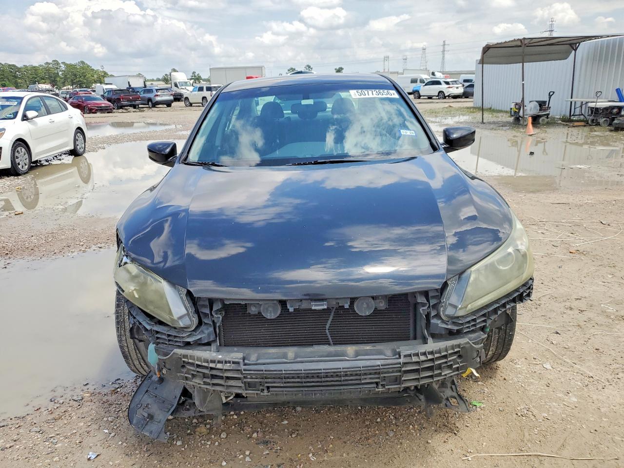 2013 Honda Accord Lx Black vin: 1HGCR2F35DA242574