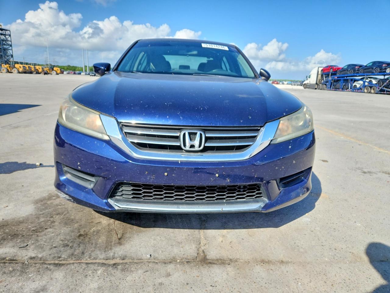2013 Honda Accord Lx Blue vin: 1HGCR2F35DA273923