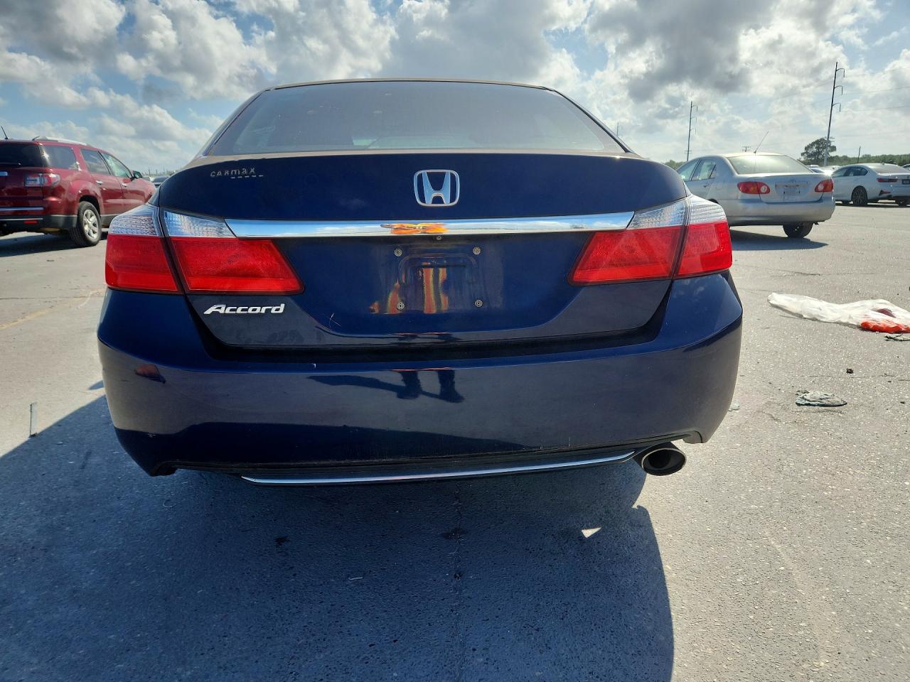 2013 Honda Accord Lx Blue vin: 1HGCR2F35DA273923