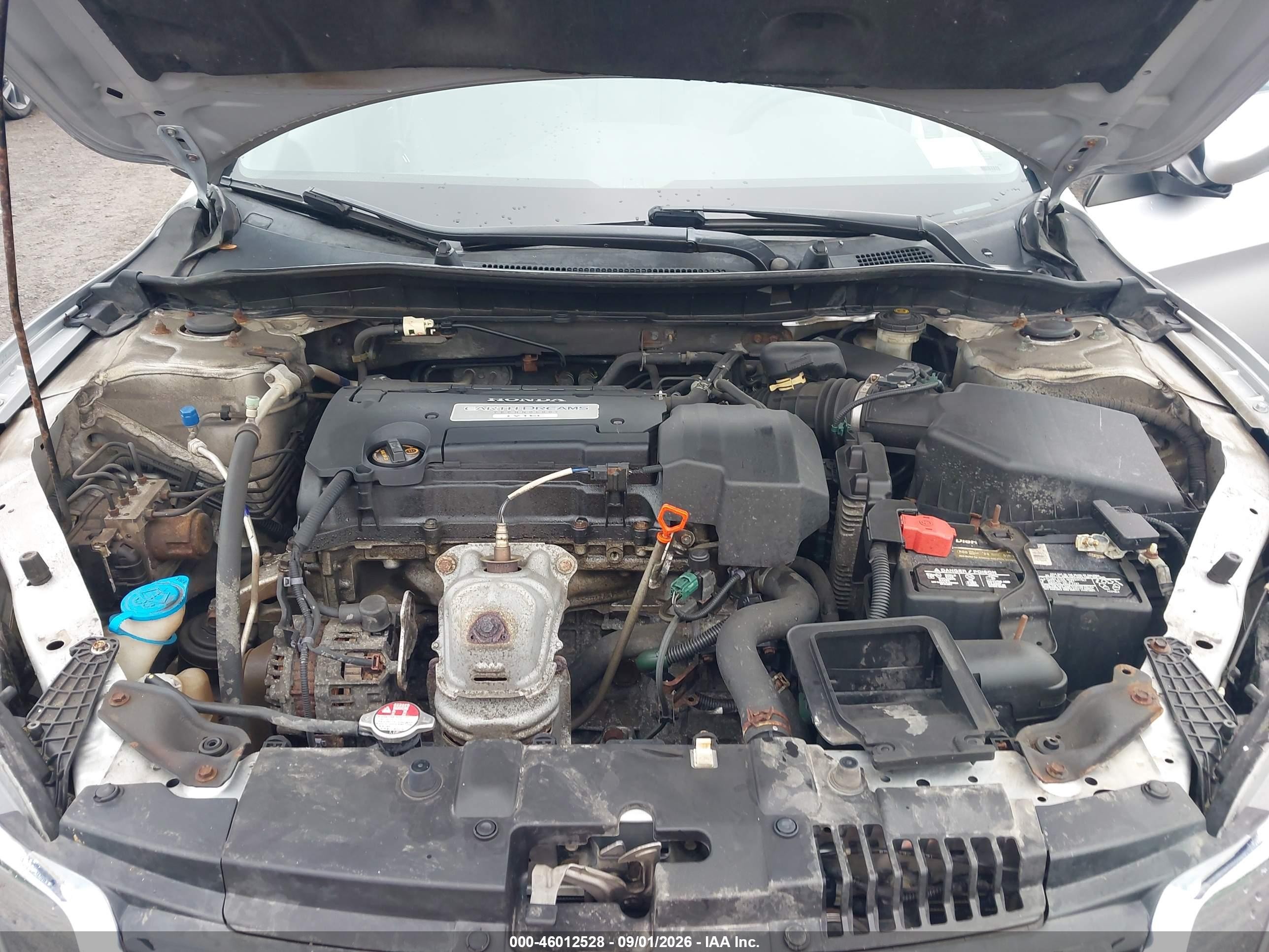 2013 Honda Accord Lx Silver vin: 1HGCR2F35DA277566