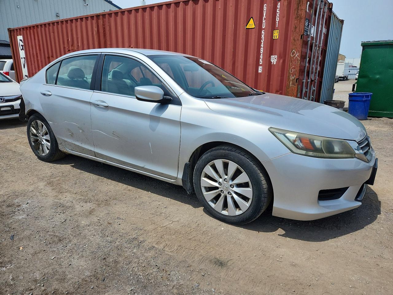 2013 Honda Accord Lx Silver vin: 1HGCR2F35DA806918
