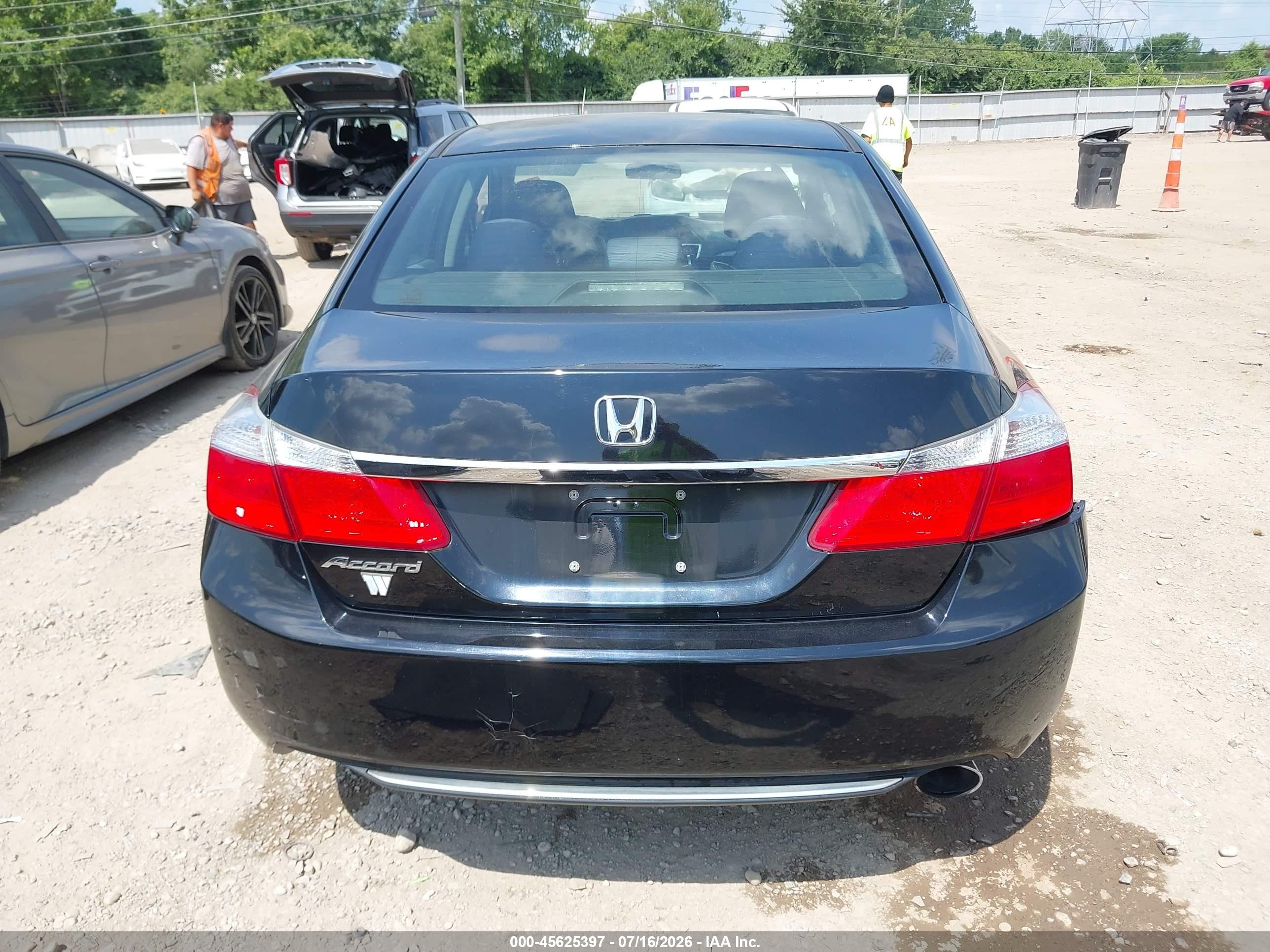 2014 Honda Accord Lx Black vin: 1HGCR2F35EA011059