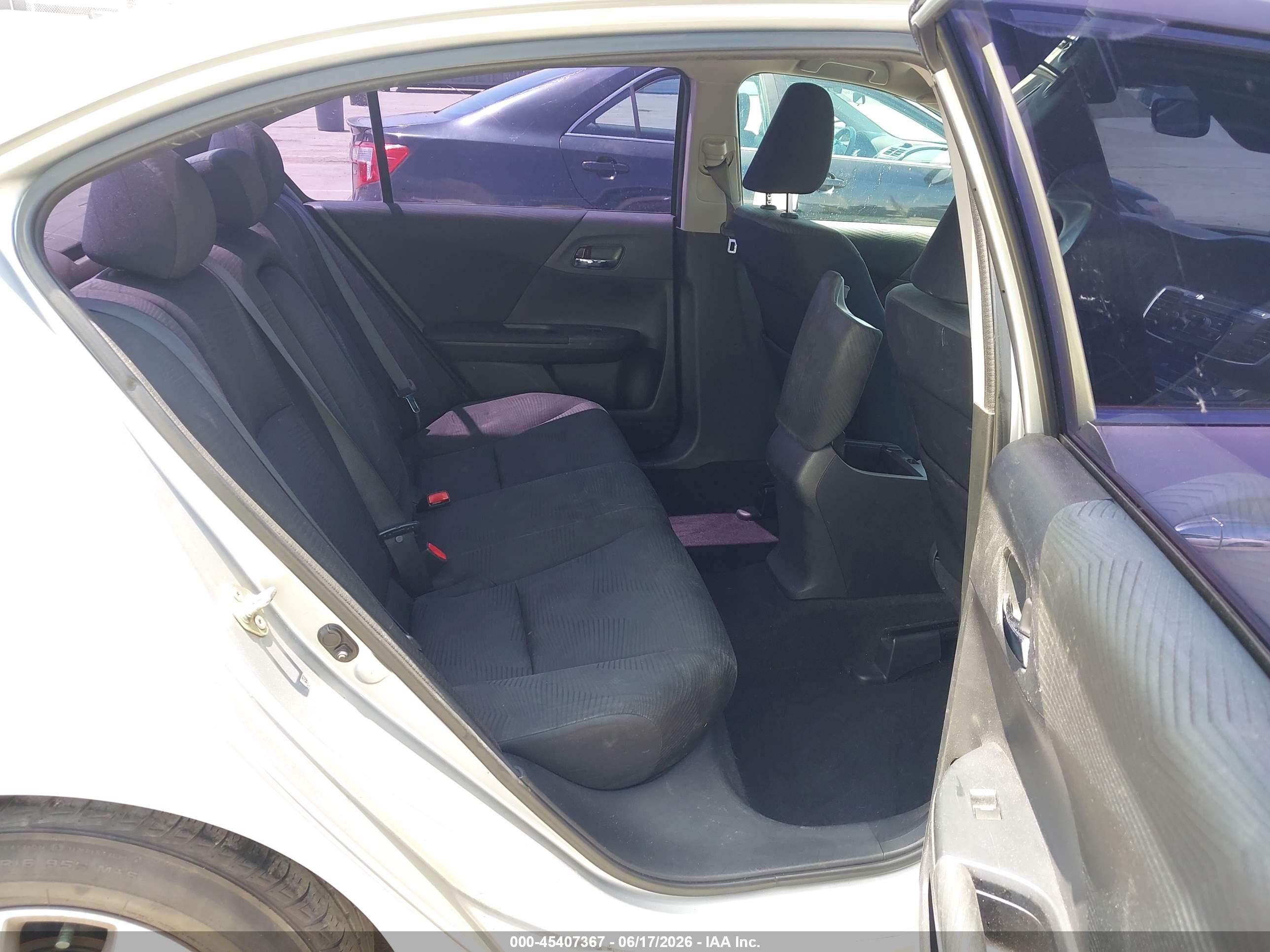 2014 Honda Accord Lx Gray vin: 1HGCR2F35EA022160