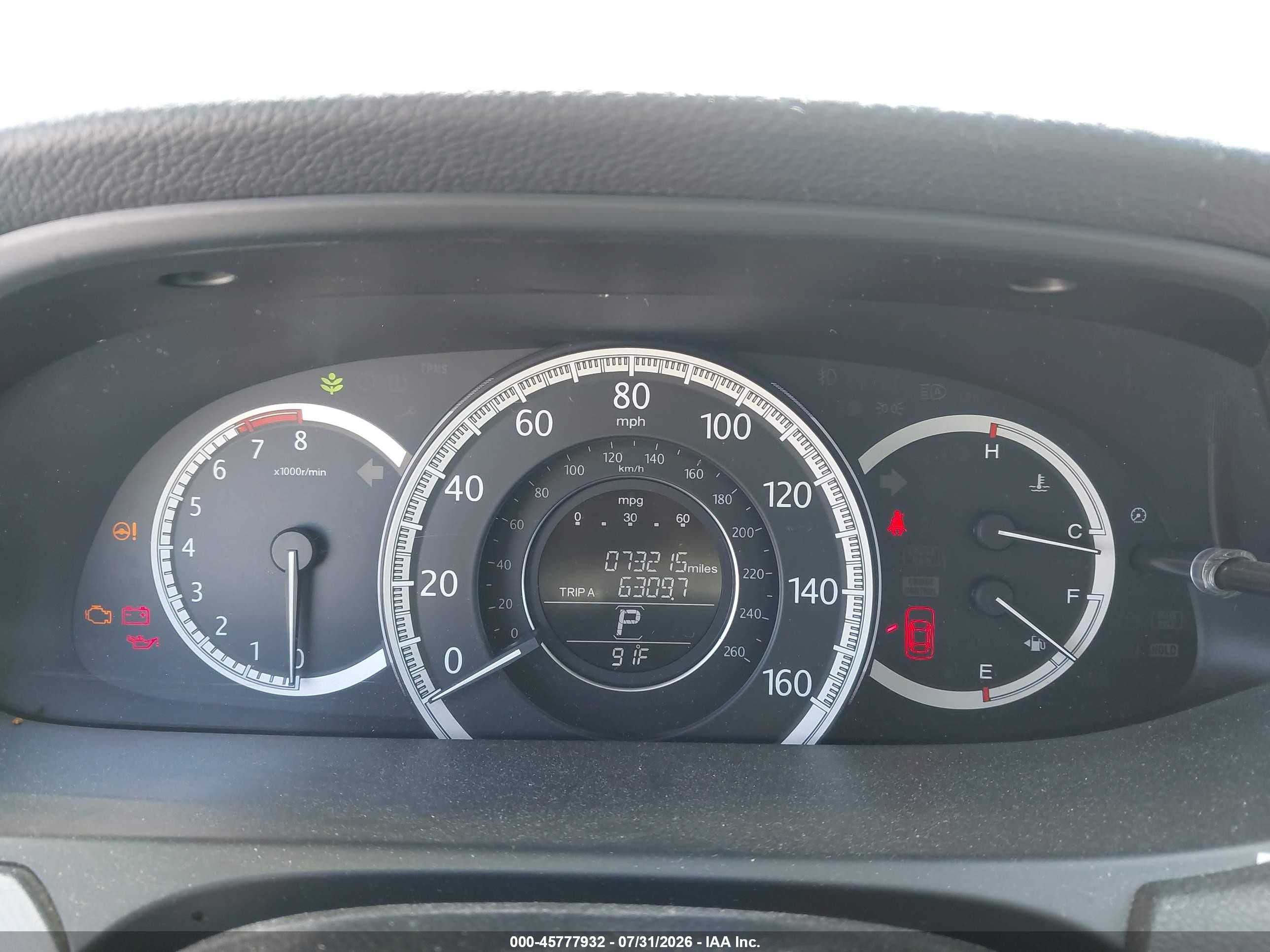 2014 Honda Accord Lx Gray vin: 1HGCR2F35EA102980
