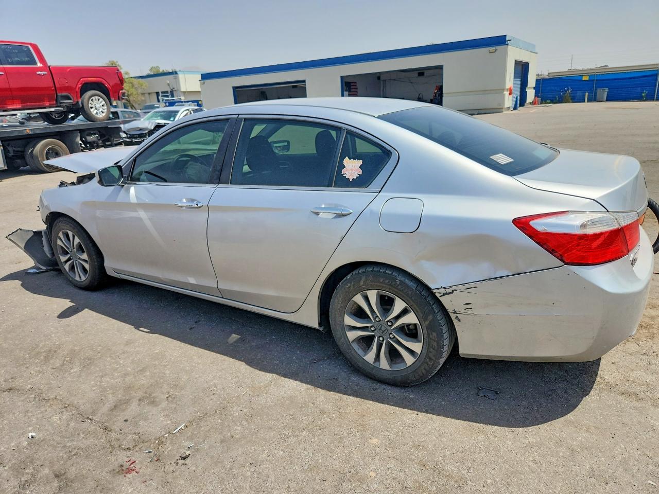 2014 Honda Accord Lx Silver vin: 1HGCR2F35EA155369