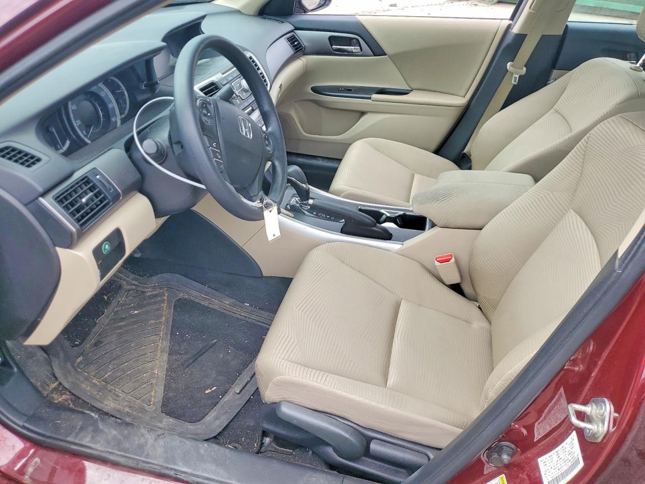 2014 Honda Accord Lx Maroon vin: 1HGCR2F35EA162192