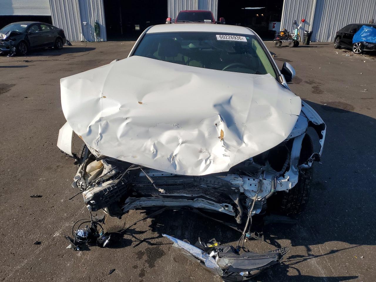 2014 Honda Accord Lx White vin: 1HGCR2F35EA206157