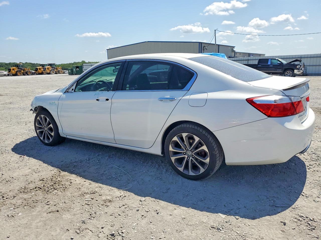 2014 Honda Accord Lx White vin: 1HGCR2F35EA210550
