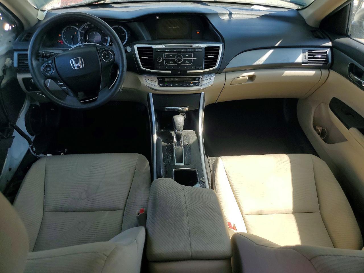 2014 Honda Accord Lx White vin: 1HGCR2F35EA210550