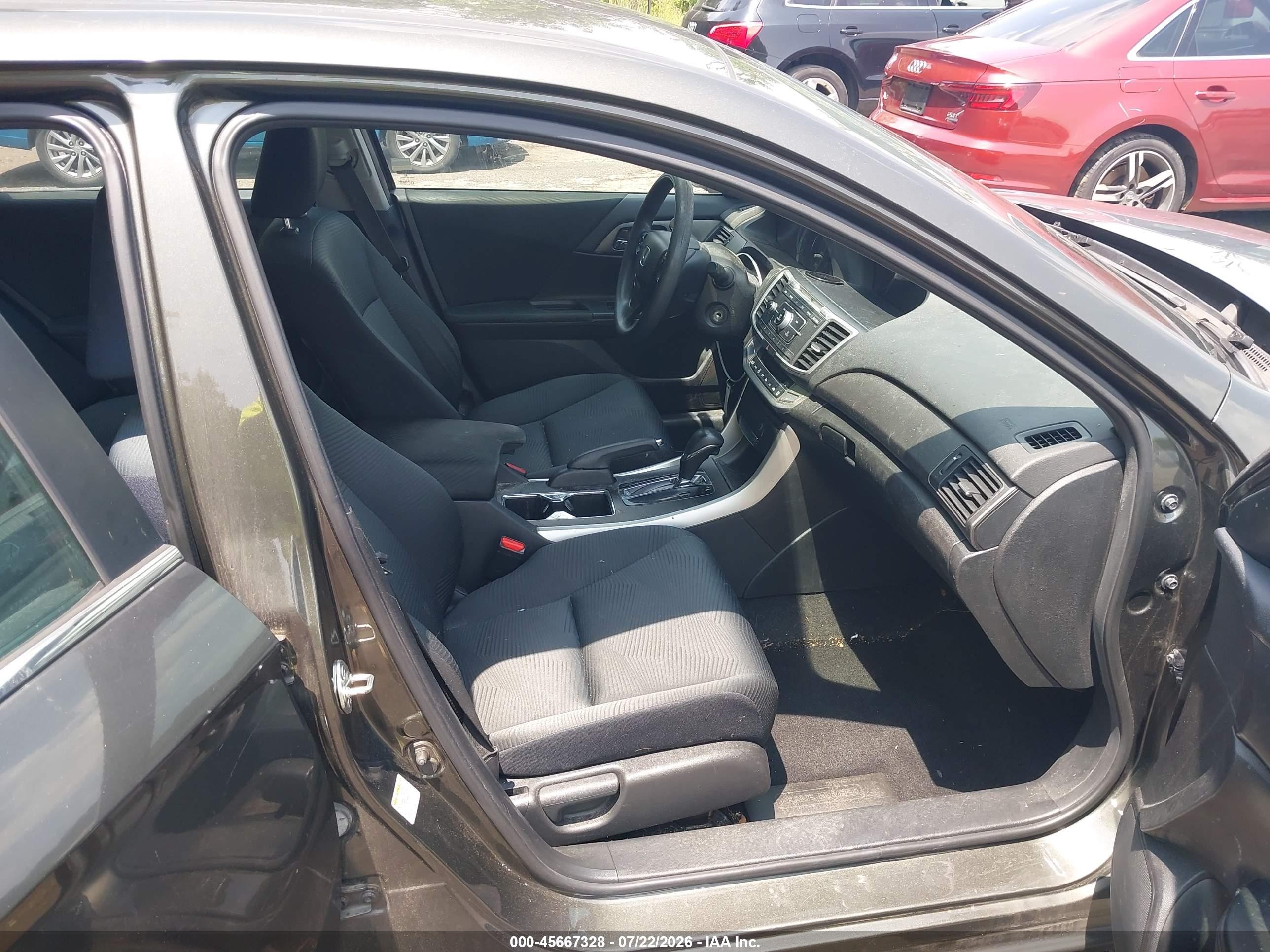 2014 Honda Accord Lx Серый vin: 1HGCR2F35EA247839