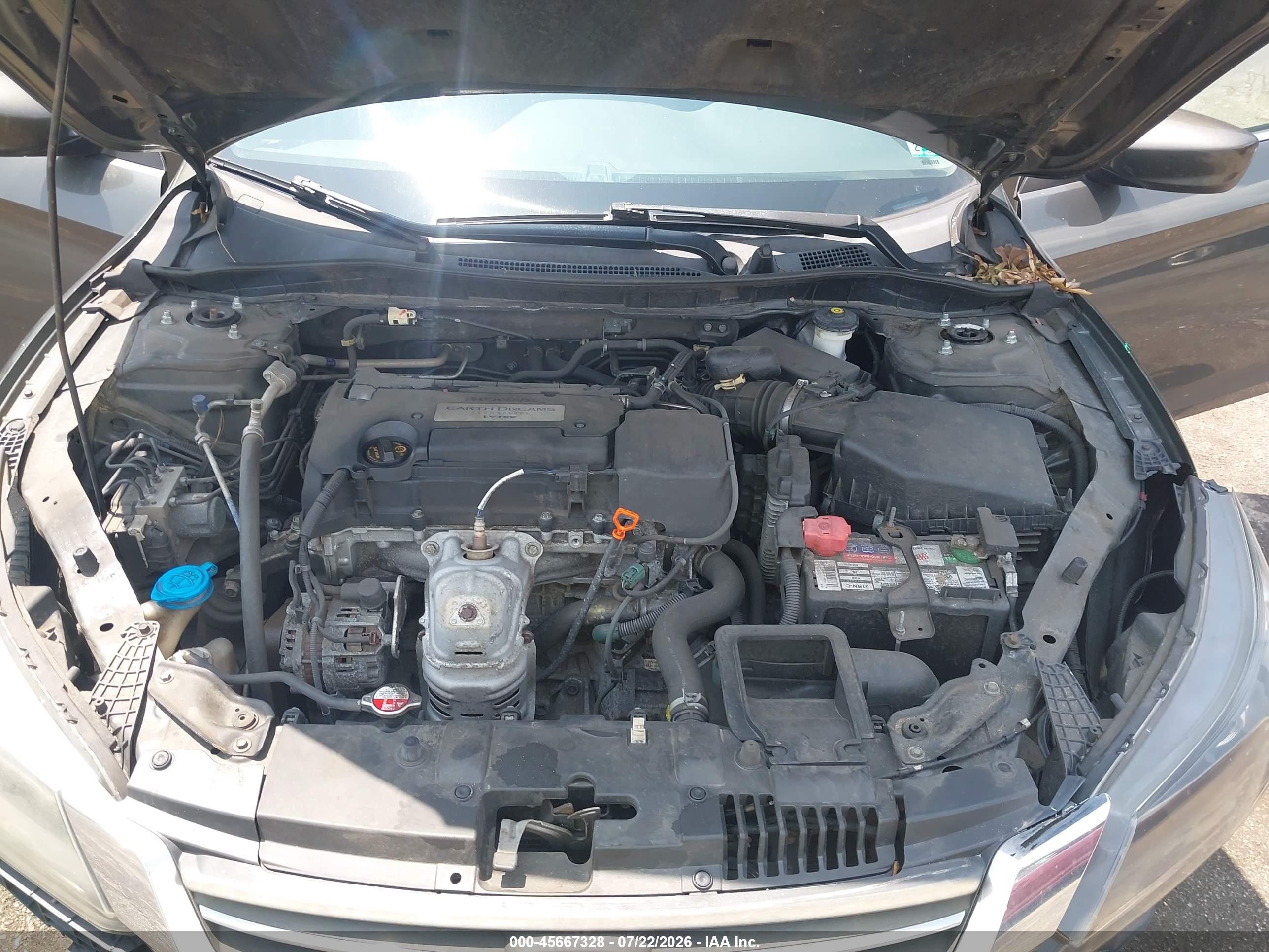 2014 Honda Accord Lx Серый vin: 1HGCR2F35EA247839