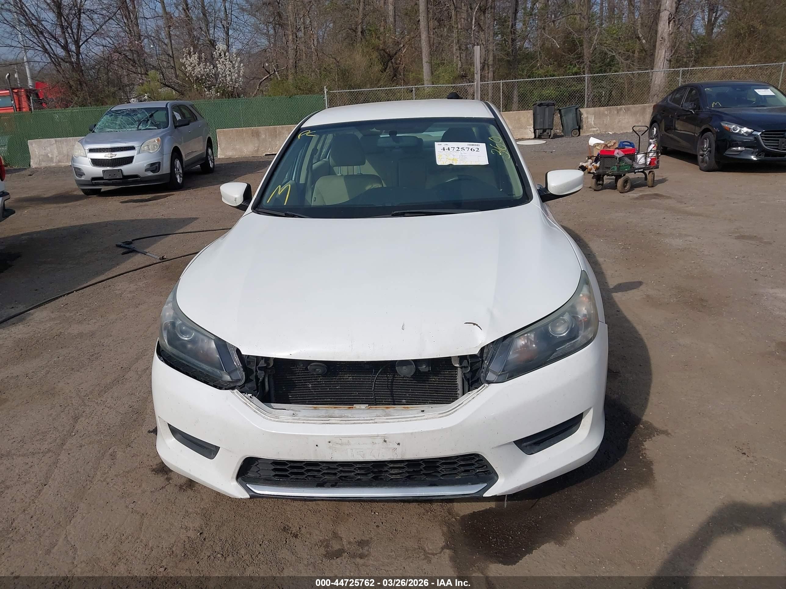 2014 Honda Accord Lx Белый vin: 1HGCR2F35EA252152