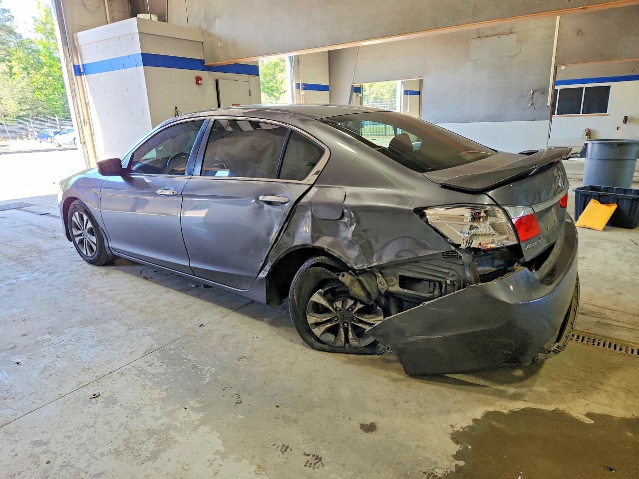 2014 Honda Accord Lx Gray vin: 1HGCR2F35EA257898