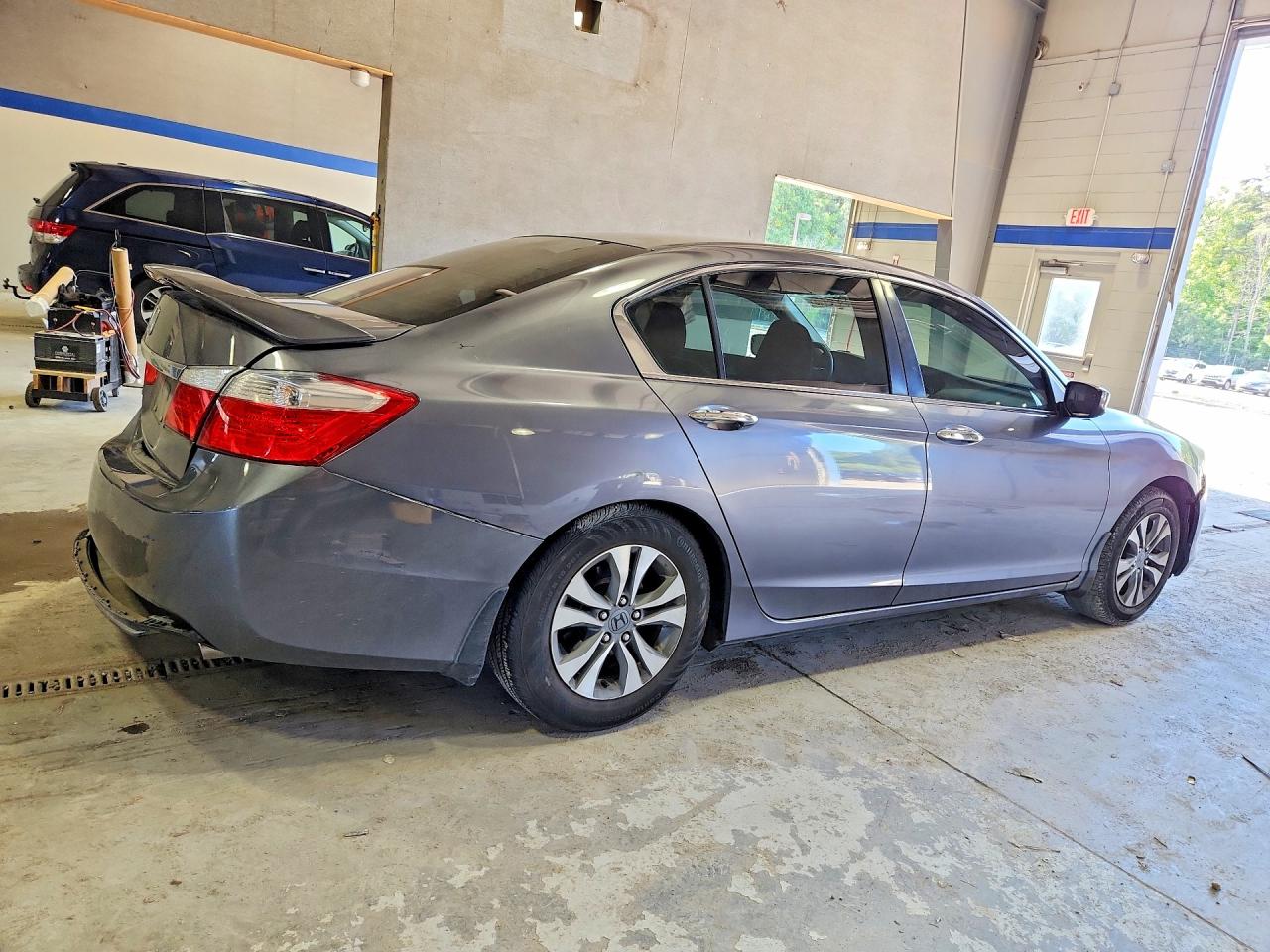 2014 Honda Accord Lx Gray vin: 1HGCR2F35EA257898