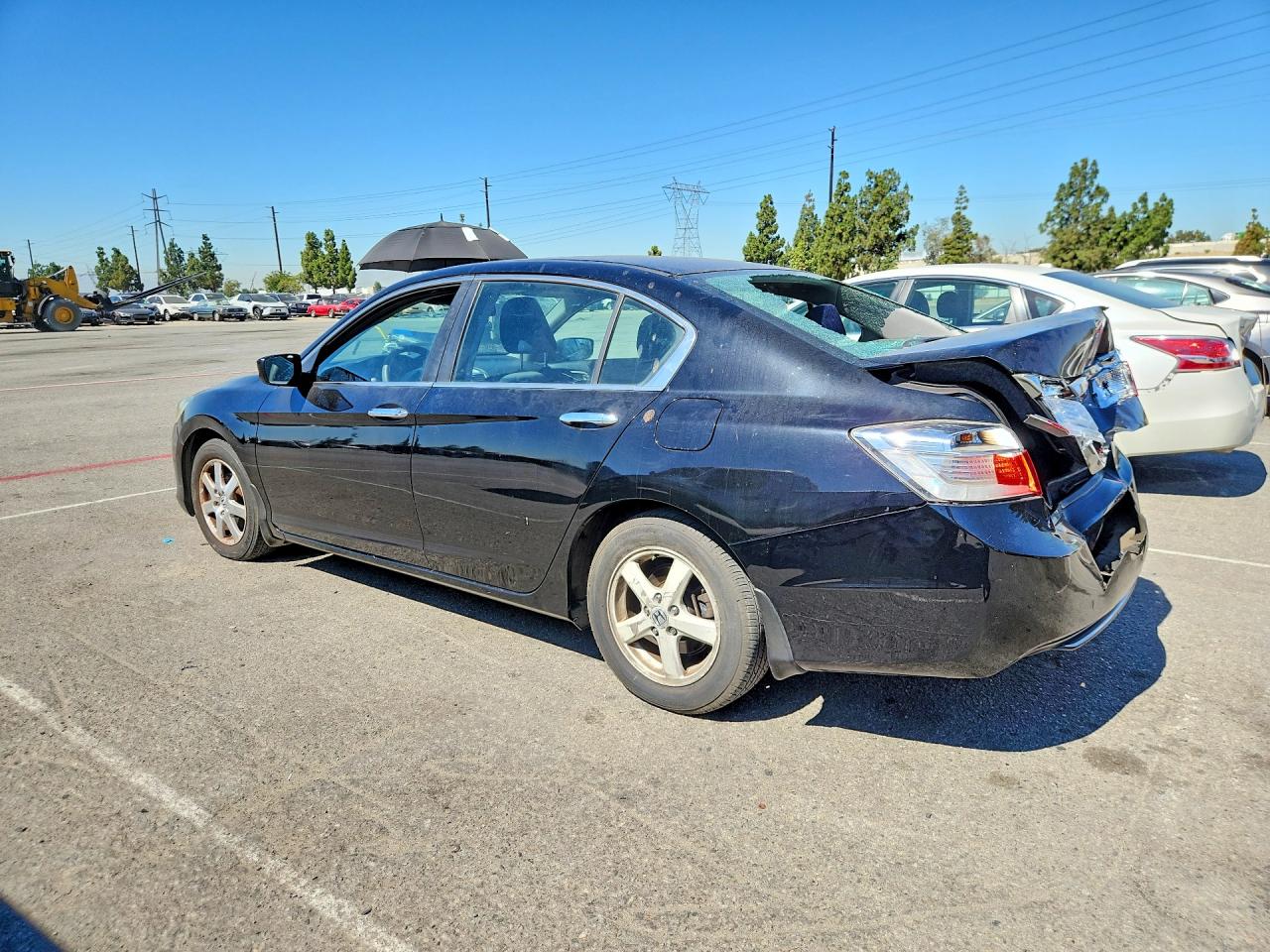 2014 Honda Accord Lx Black vin: 1HGCR2F35EA272529