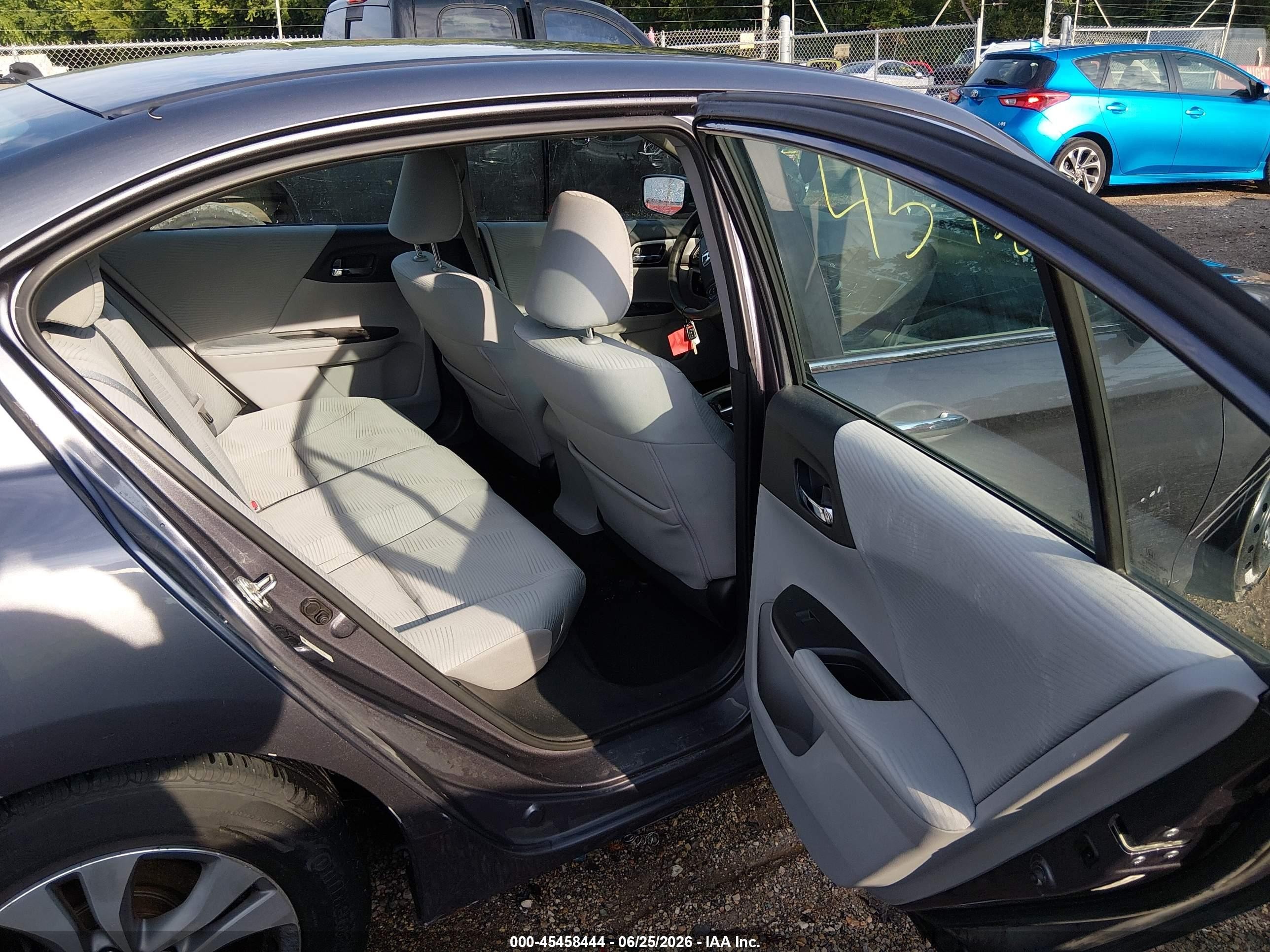 2014 Honda Accord Lx Gray vin: 1HGCR2F35EA288049