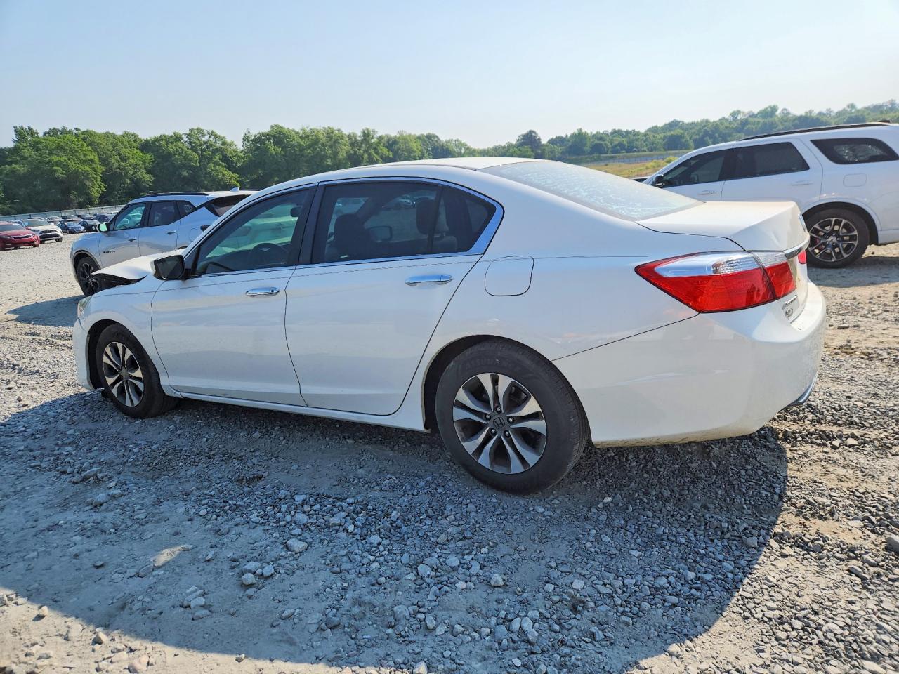 2015 Honda Accord Lx White vin: 1HGCR2F35FA002458