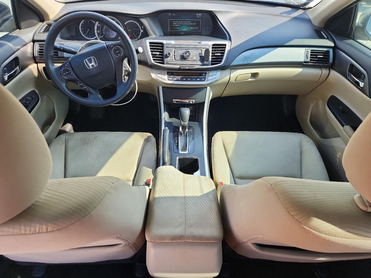 2015 Honda Accord Lx White vin: 1HGCR2F35FA002458