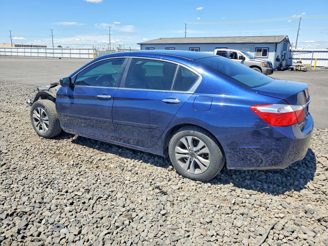 2015 Honda Accord Lx Blue vin: 1HGCR2F35FA022371