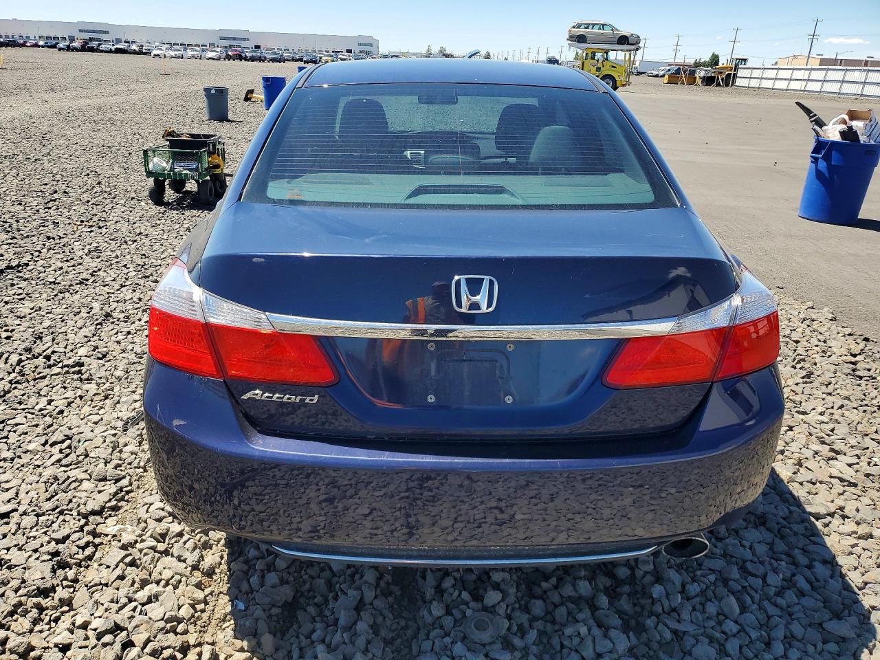 2015 Honda Accord Lx Blue vin: 1HGCR2F35FA022371