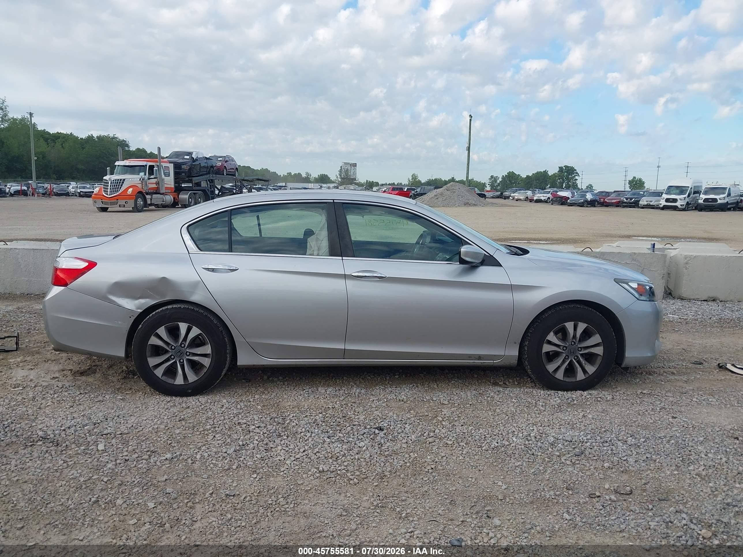 2015 Honda Accord Lx Silver vin: 1HGCR2F35FA029398