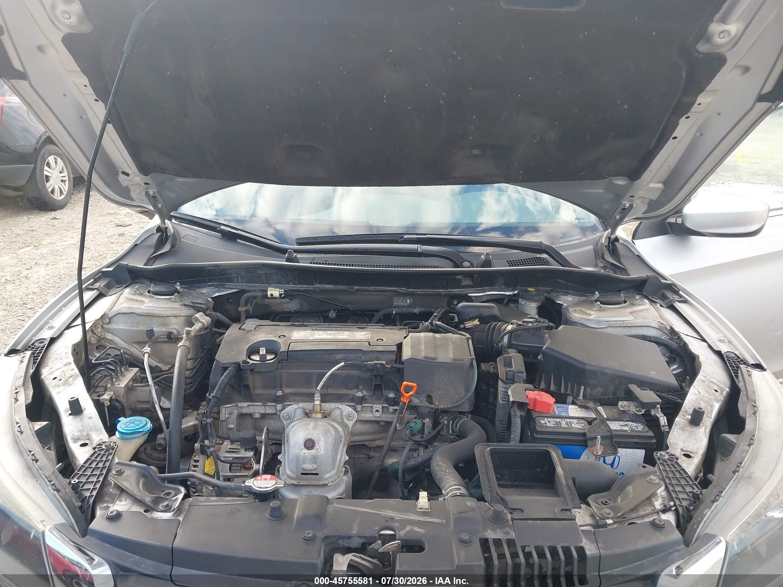2015 Honda Accord Lx Silver vin: 1HGCR2F35FA029398