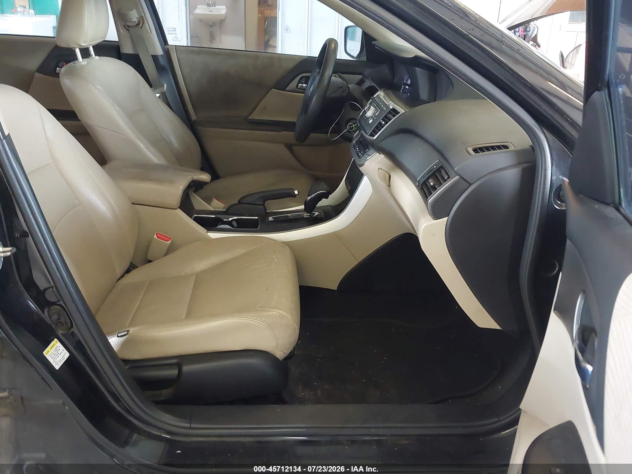 2015 Honda Accord Lx Black vin: 1HGCR2F35FA034441