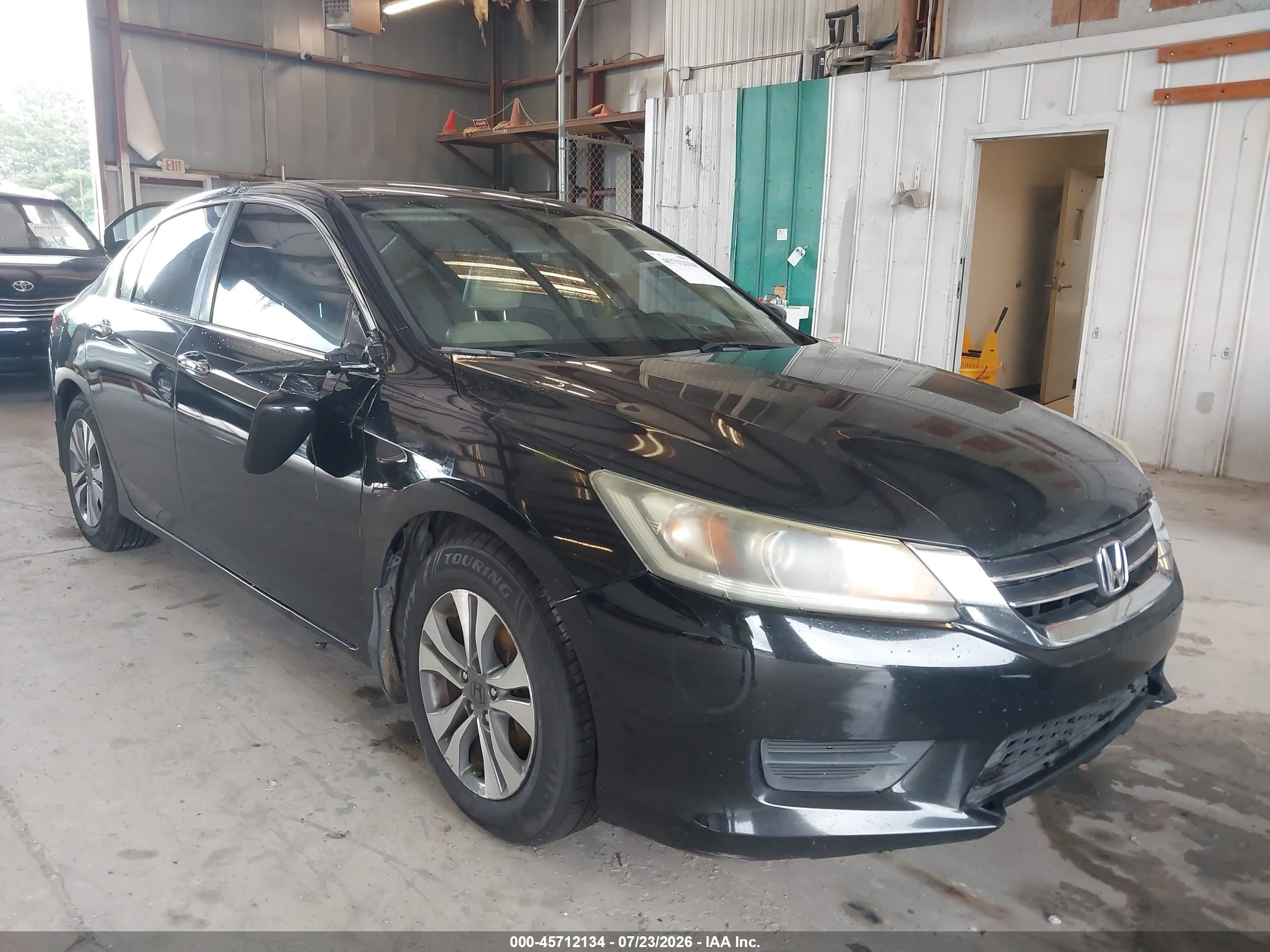 2015 Honda Accord Lx Black vin: 1HGCR2F35FA034441