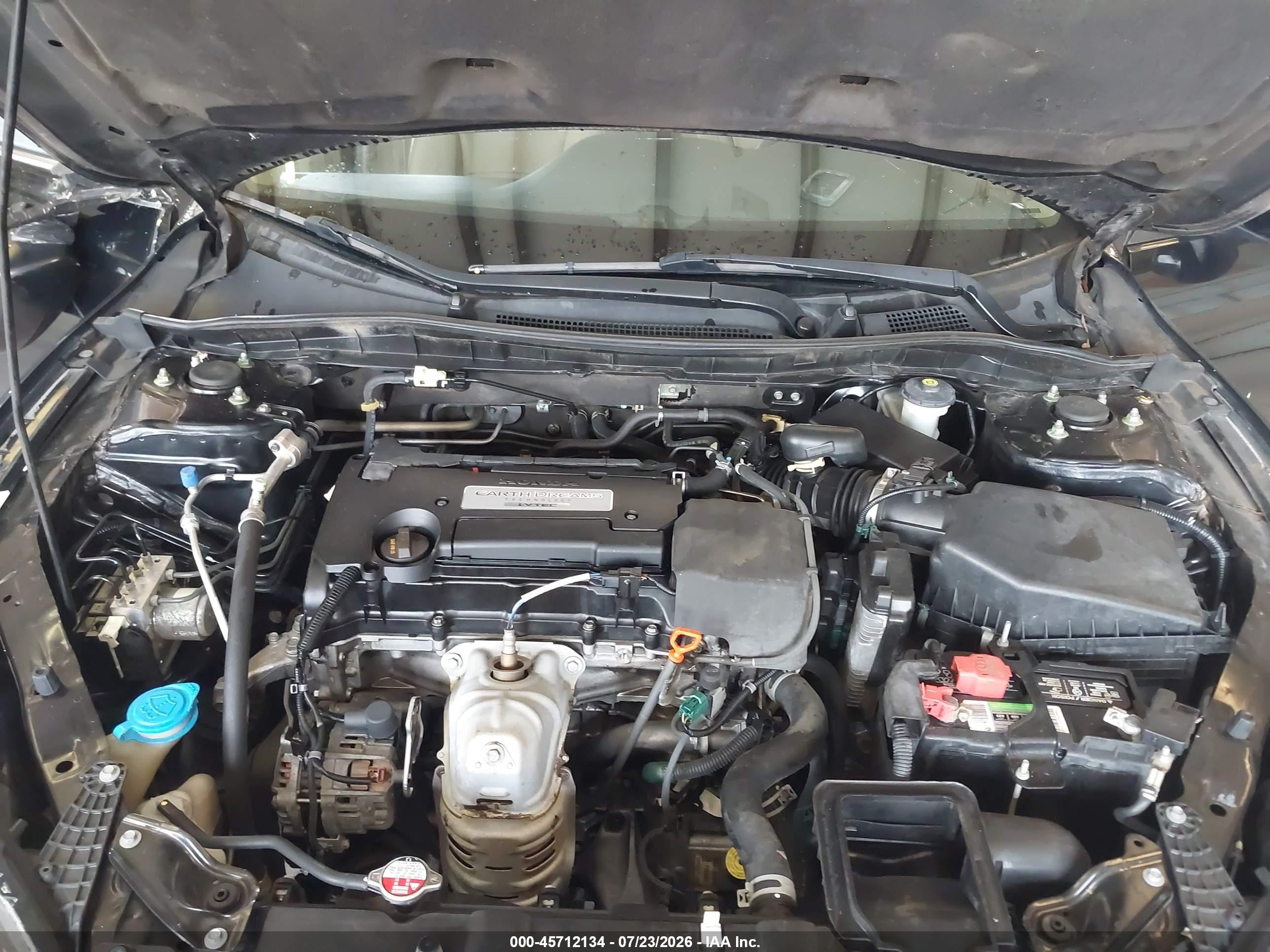 2015 Honda Accord Lx Black vin: 1HGCR2F35FA034441