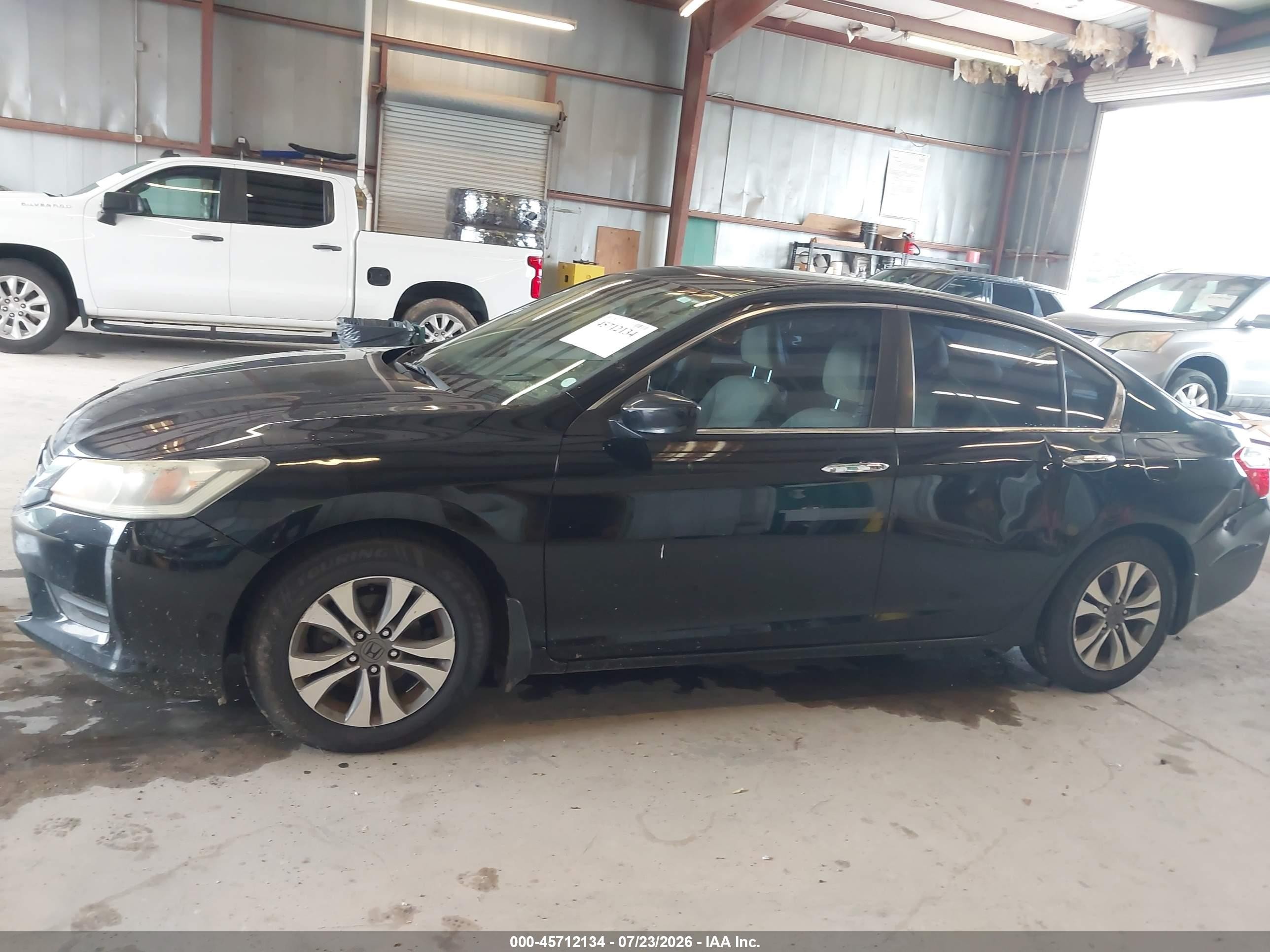 2015 Honda Accord Lx Black vin: 1HGCR2F35FA034441
