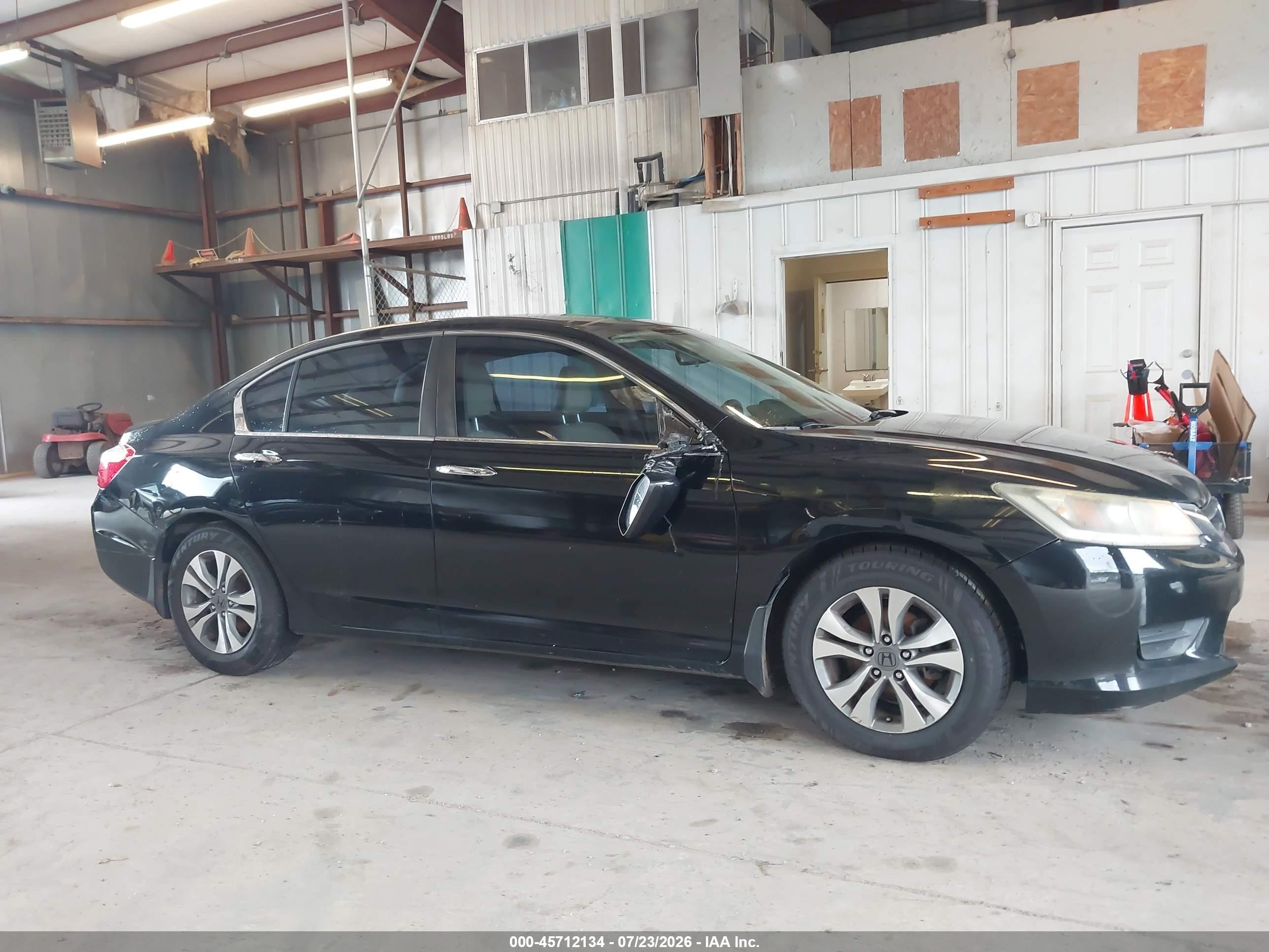 2015 Honda Accord Lx Black vin: 1HGCR2F35FA034441
