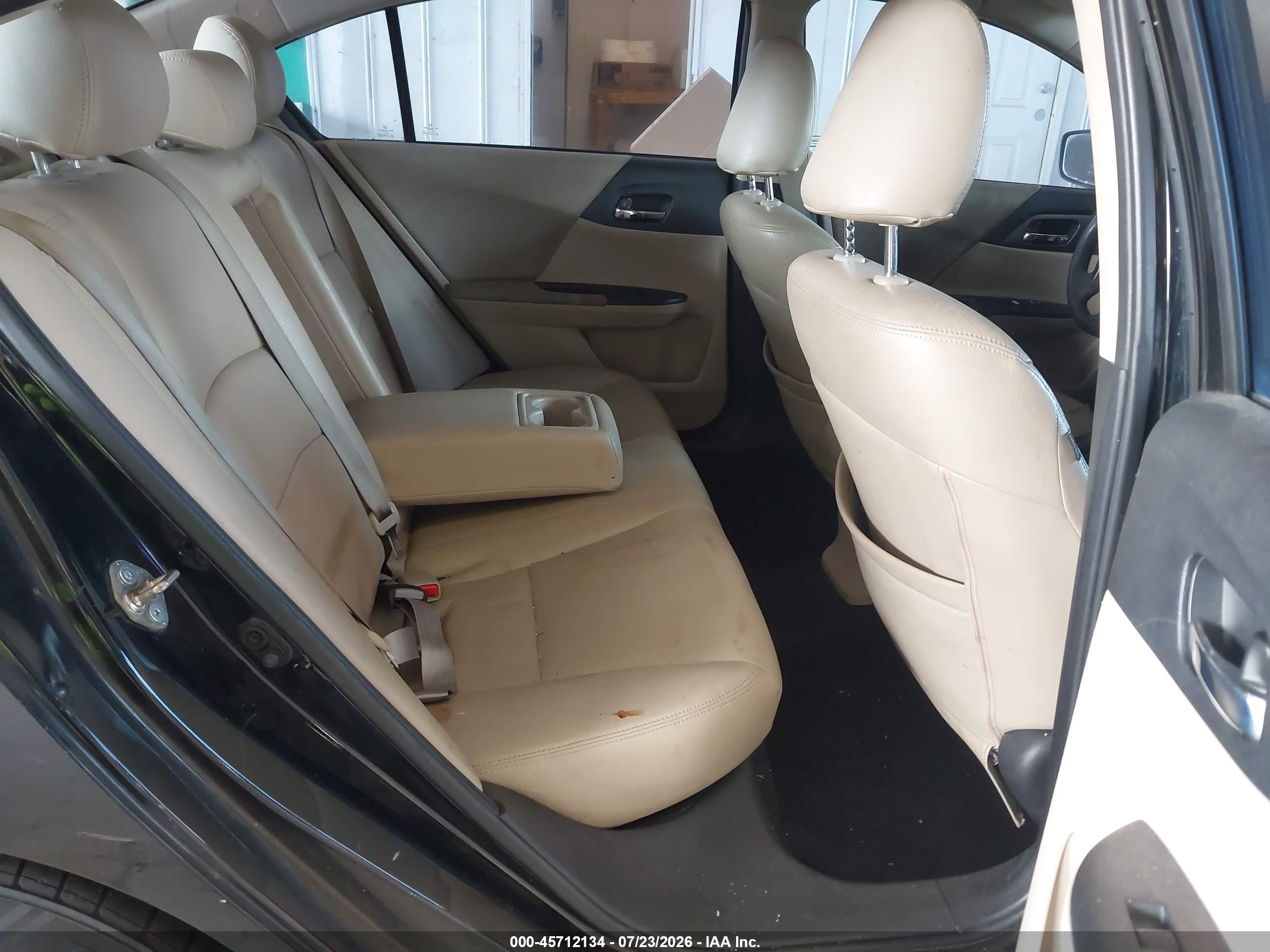 2015 Honda Accord Lx Black vin: 1HGCR2F35FA034441