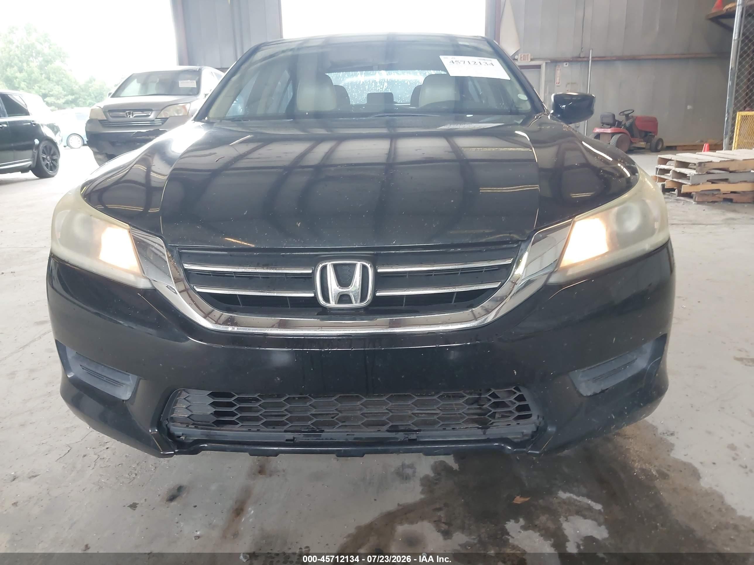 2015 Honda Accord Lx Black vin: 1HGCR2F35FA034441