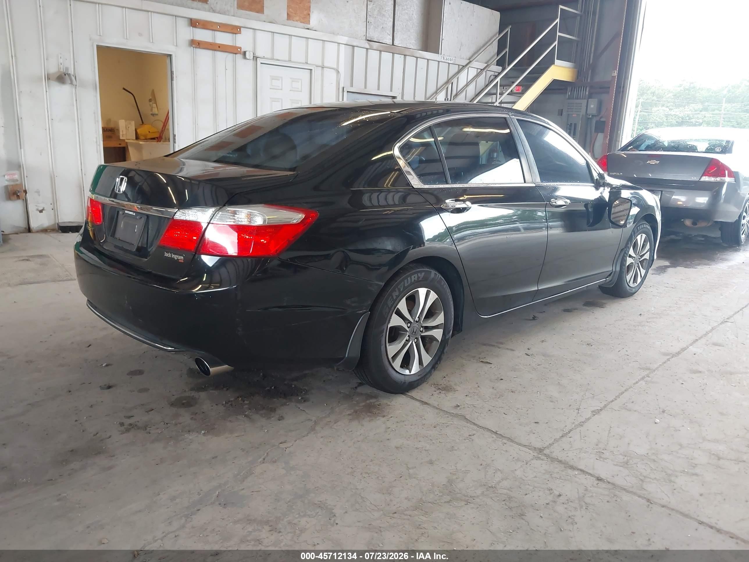 2015 Honda Accord Lx Black vin: 1HGCR2F35FA034441
