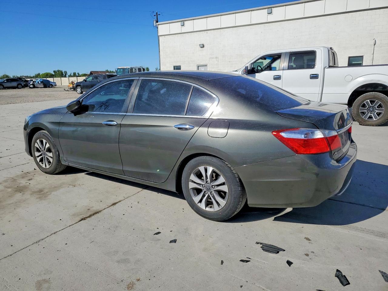 2015 Honda Accord Lx Gray vin: 1HGCR2F35FA053524