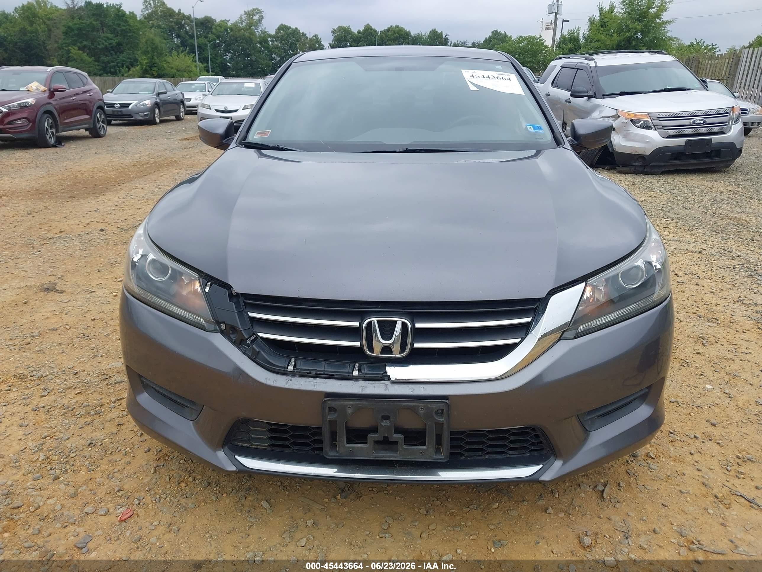 2015 Honda Accord Lx Gray vin: 1HGCR2F35FA069948