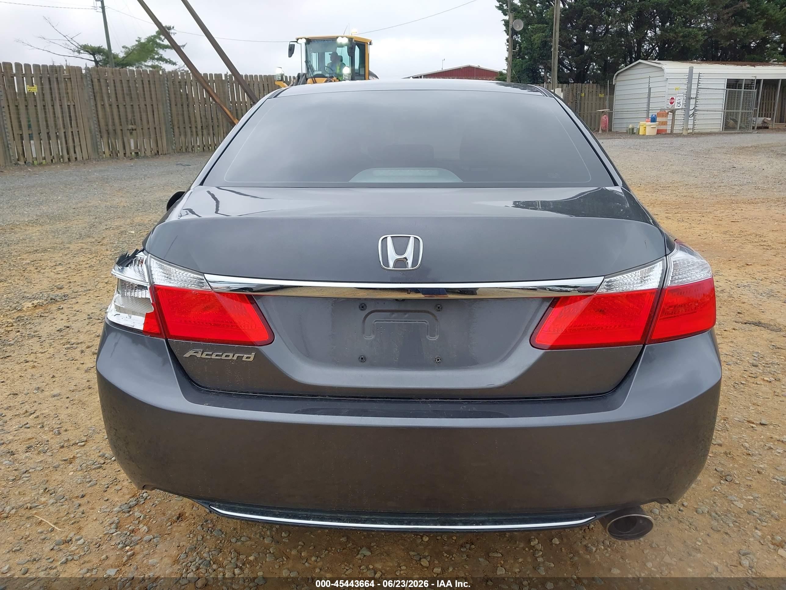 2015 Honda Accord Lx Gray vin: 1HGCR2F35FA069948