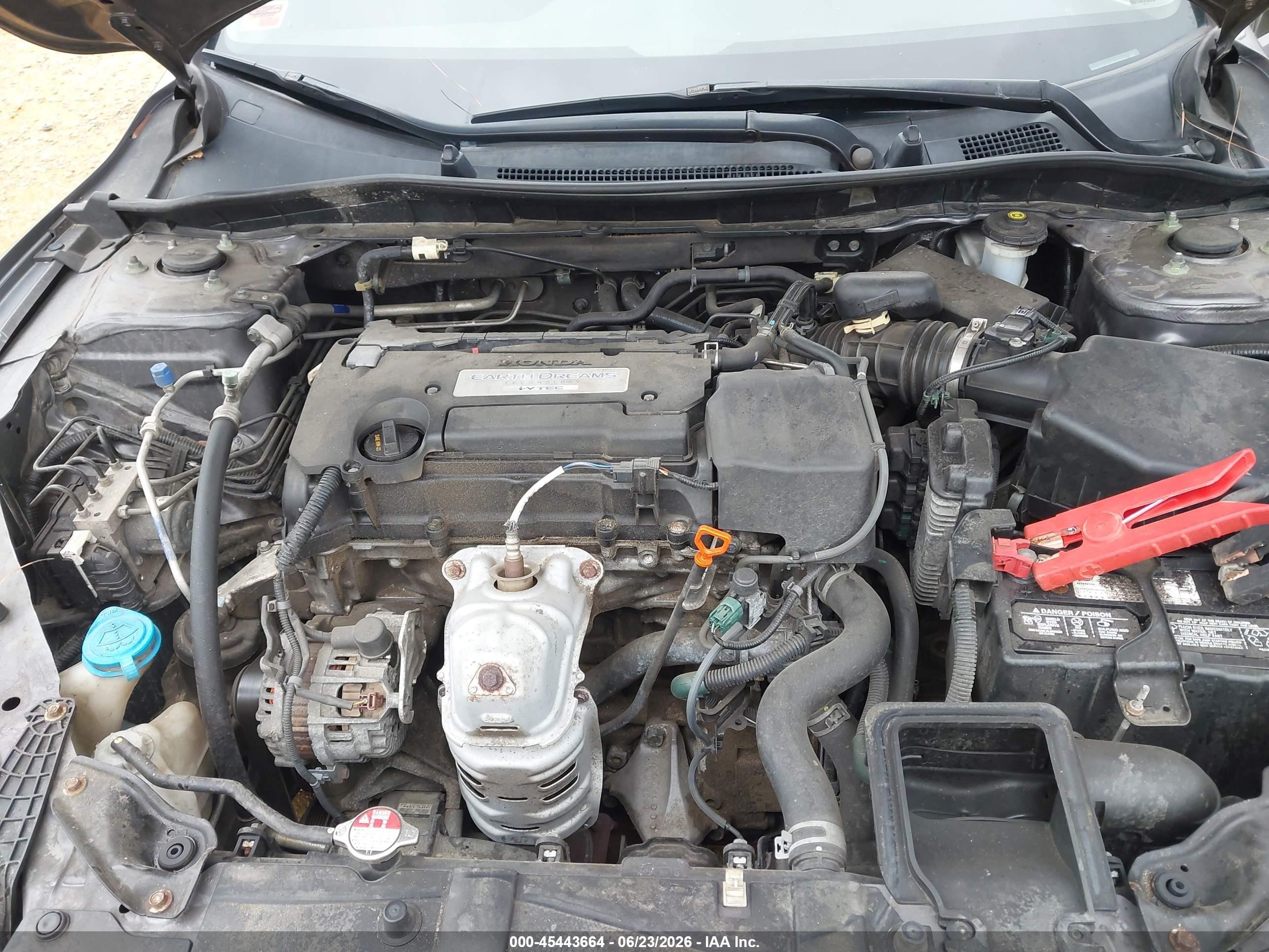 2015 Honda Accord Lx Gray vin: 1HGCR2F35FA069948