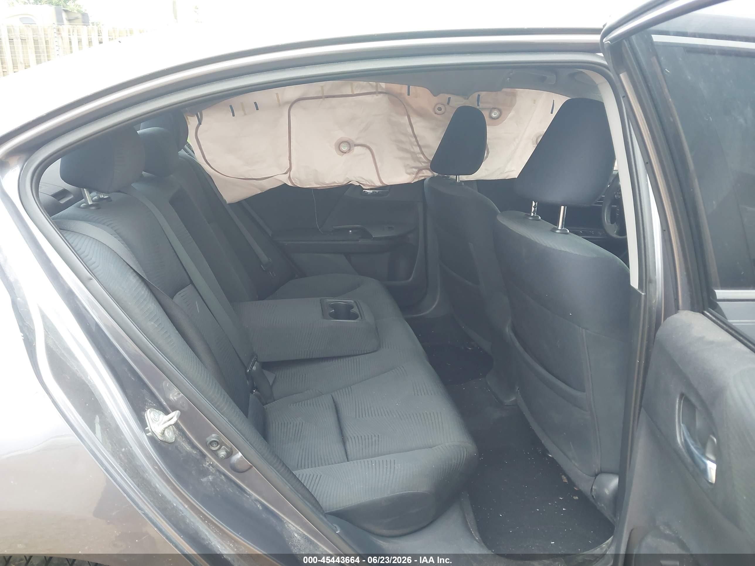 2015 Honda Accord Lx Gray vin: 1HGCR2F35FA069948
