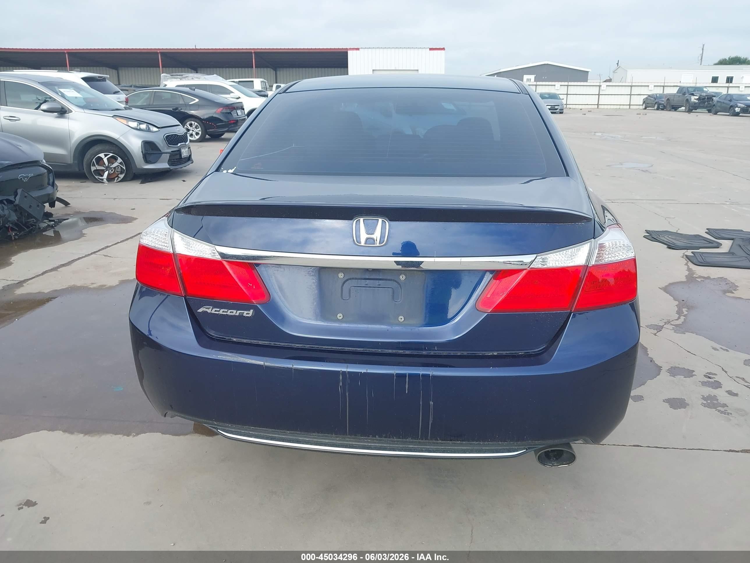 2015 Honda Accord Lx Синий vin: 1HGCR2F35FA072560