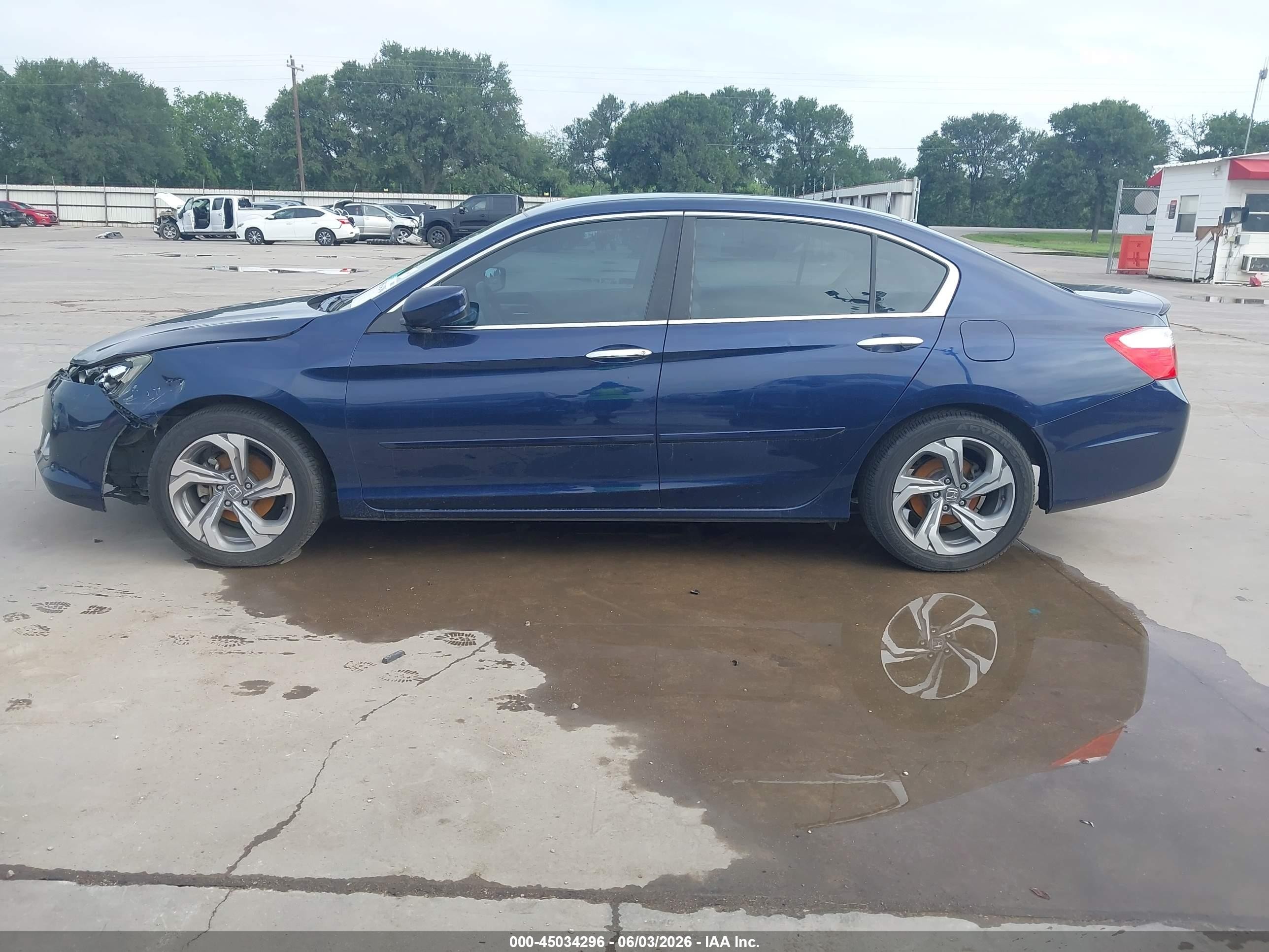 2015 Honda Accord Lx Синий vin: 1HGCR2F35FA072560