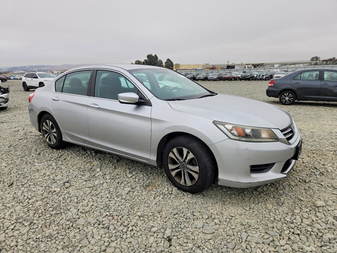 2015 Honda Accord Lx Silver vin: 1HGCR2F35FA087253