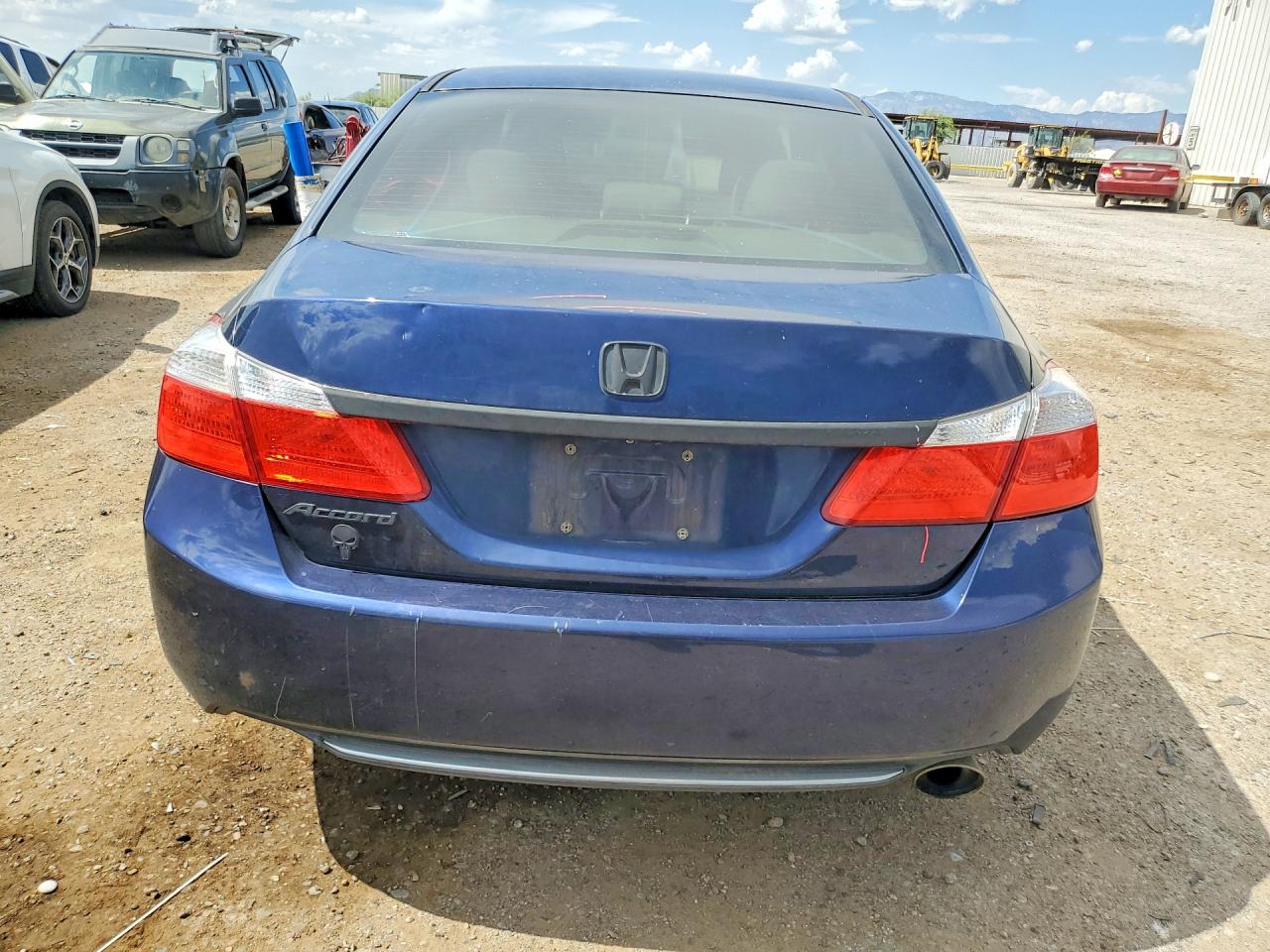 2015 Honda Accord Lx Blue vin: 1HGCR2F35FA090931